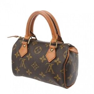 Louis Vuitton Monogram Brown Speedy Canvas Handbag